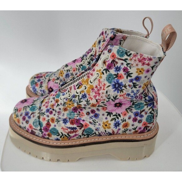 Dr. Martens Shoes - Dr. Martens Sinclair Wanderlust Women's Boots Bone/Mallow Pink Floral